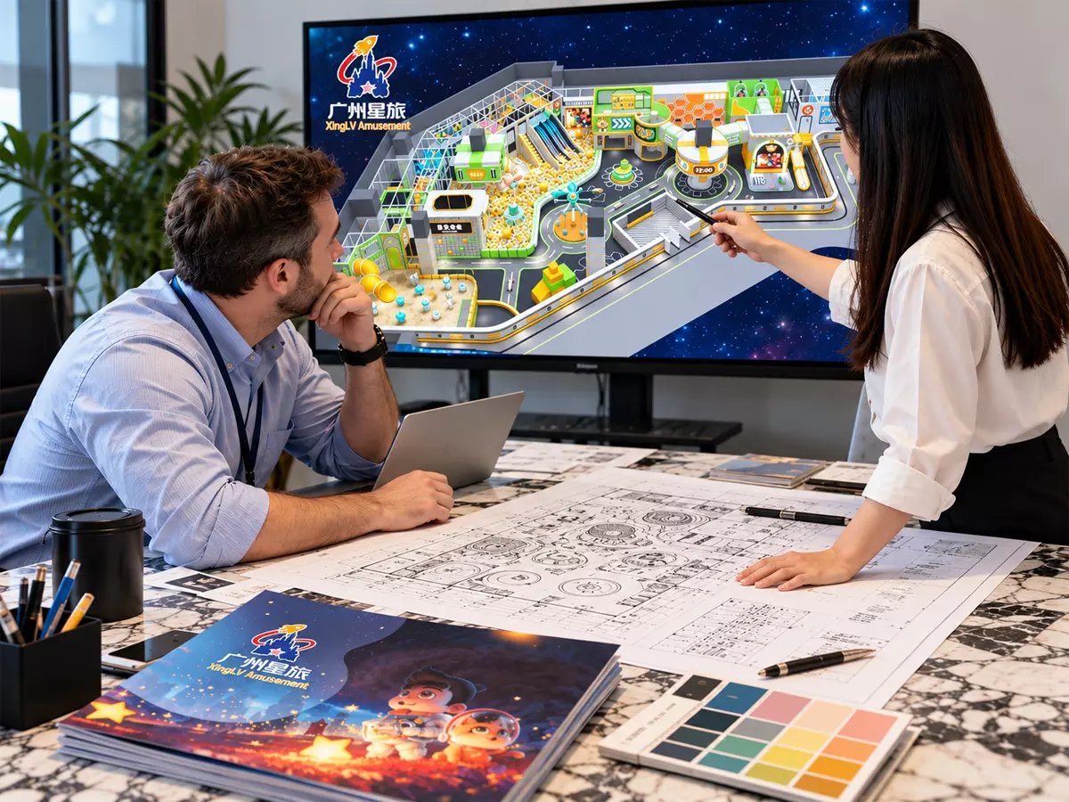 Indoor playground project consultation and design planning